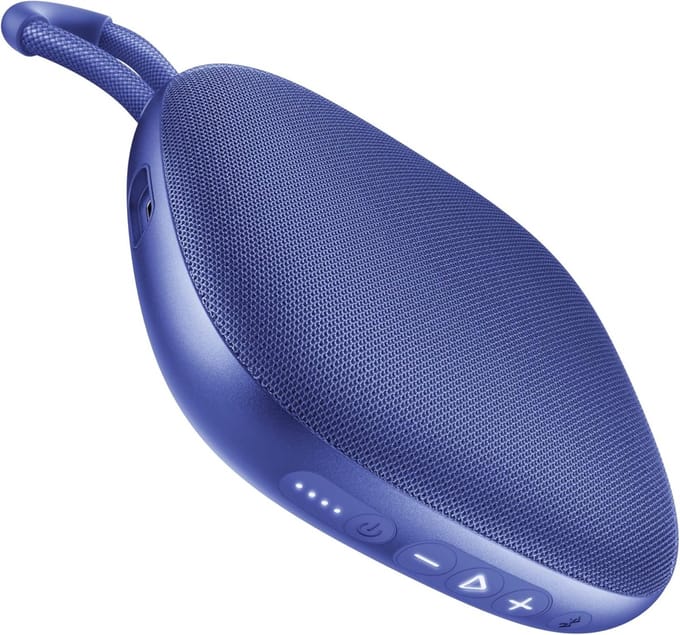 Draadloze Luidspreker - Bluetooth Speaker - Muziek Luisteren - Waterdicht IPX6 - 10.9 cm breed - Blauw