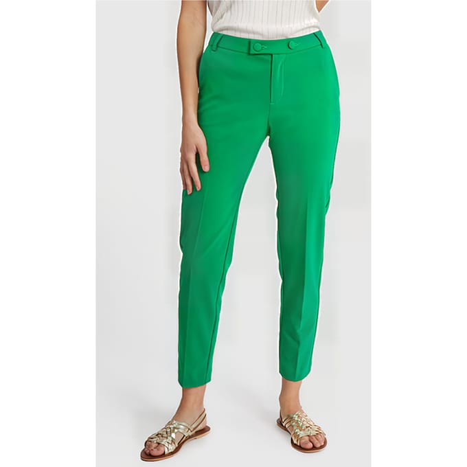 ICode Meadow Green Suit Trousers Größe: 44 | Straight Jeans Outlet | Damen | Grün