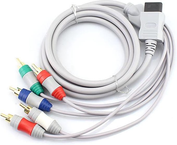 Dolphix Component AV kabel voor Nintendo Wii - 1,8 meter