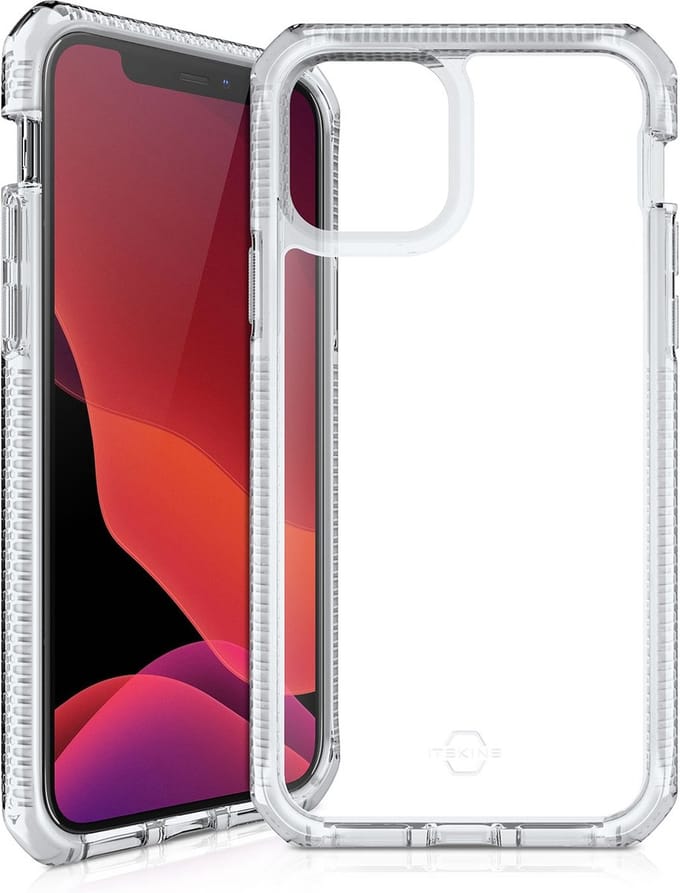 ITSKINS 3M Supreme Clear case - voor Apple iPhone 12 Mini - Transparant/Wit