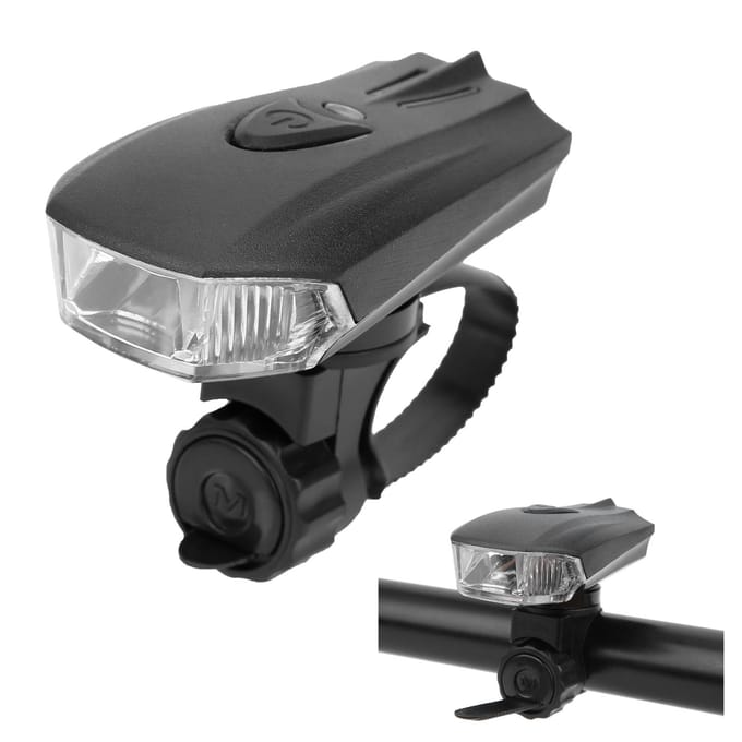 Lampe Avant de Vélo LED à Recharge USB Étanche Sécurité Capteur Intelligent Phare de Vélo gray