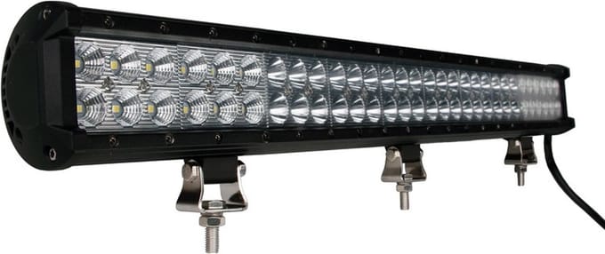 LED light BAR 28 180W (60x3W Osram) | schijnwerper 12V & 24V combo | offroad 6000K - IP67