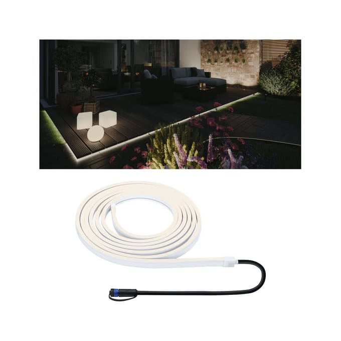 Paulmann Stripe Smooth 94680 Verlichtingssysteem Plug&Shine LED-strip LED 26 W Warmwit Zwart