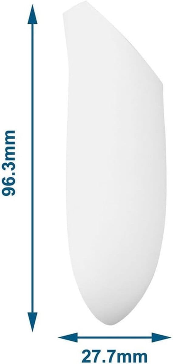 VR-headsetcontroller batterijhoes cover wit