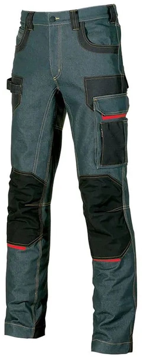 U-power Platinum Button Werkbroek Groen 54 Man,Vrouw