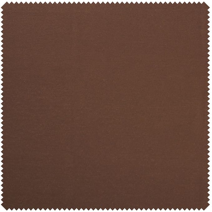 Decoratieve stof linnen optiek "Uni" - Maroon-Bruin
