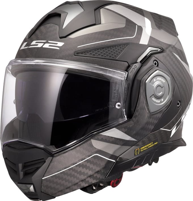 LS2 FF901 Advant X C Horizon Zilver Grijs 06 Systeemhelm - Helm