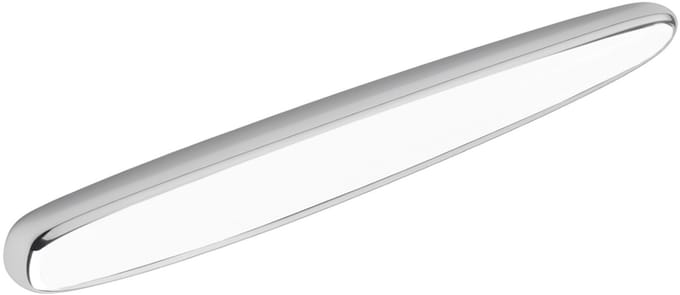 domino meubelgreep in wit & chroom hoogwaardig meubelgreepe van Znal Schubladengriffe modern Stil Griffe voor keukennschränke, Kommoden, Möbel 128mm