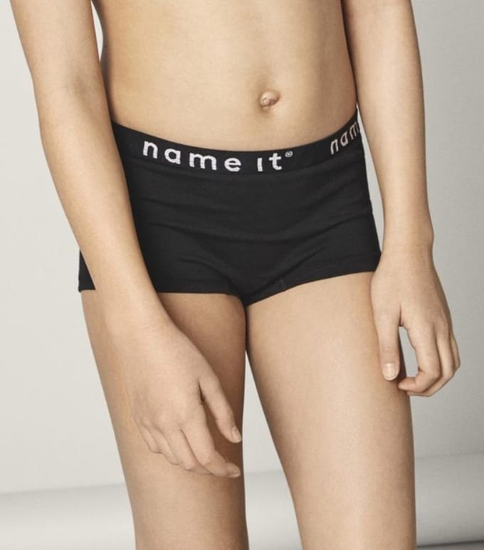 NAME IT NKFHIPSTER 2P NOOS Meisjes Onderbroek - Maat 122/128