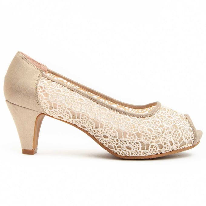 Zapato De Tacón Para Mujer.  Montevita  Unne70  92378 39 goud