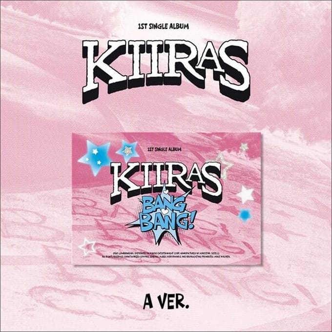 KIIRAS - BANG BANG! 1e Single Album (Een ver. / B ver.) + Gratis geschenk SET (2 ver.)
