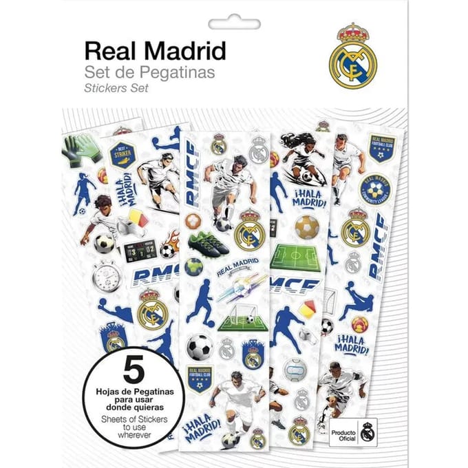 Kid89308 stickerset real madrid 12x64