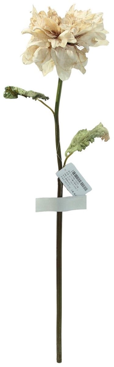 Kunstbloem dahlia 66cm off-white