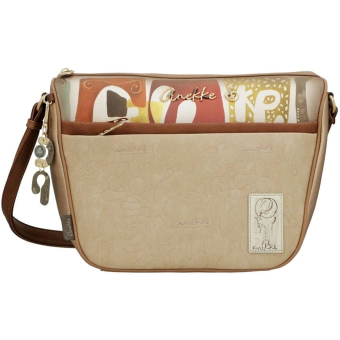 Anekke schoudertas Muse Amphora Crossbody Bag Multicolor bruine