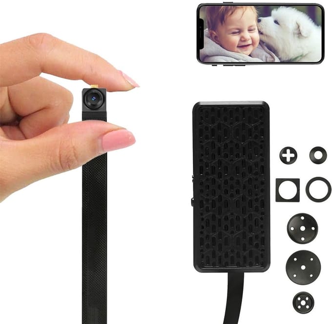 ApexArte® Verborgen Camera - Spy Camera - Spionage - Zwart