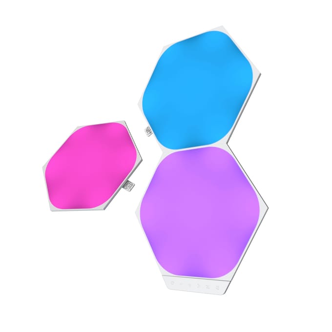 Nanoleaf Shapes Hexagons Uitbreidingspakket - 3 Panelen - Slimme Verlichting - Siri, Google, Alexa