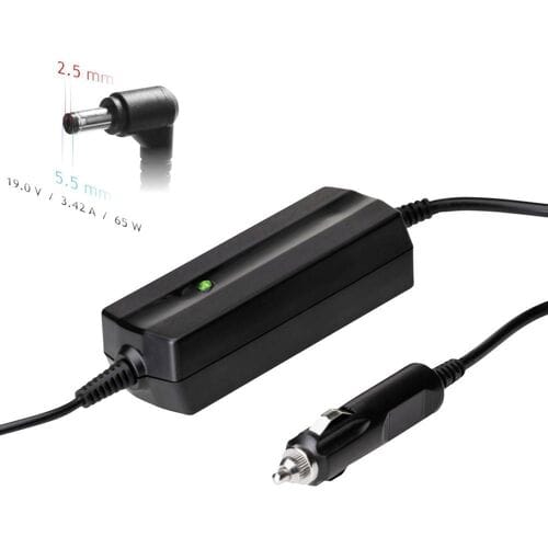 Akyga AK-ND-31 netvoeding & inverter Auto 65 W Zwart
