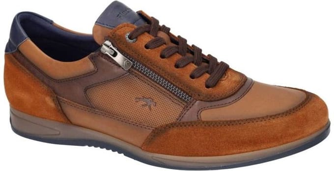 Fluchos -Heren - cognac/caramel - sneakers - maat 43