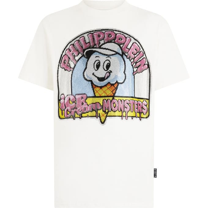 Round Neck T-Shirt Ice Cream Monsters