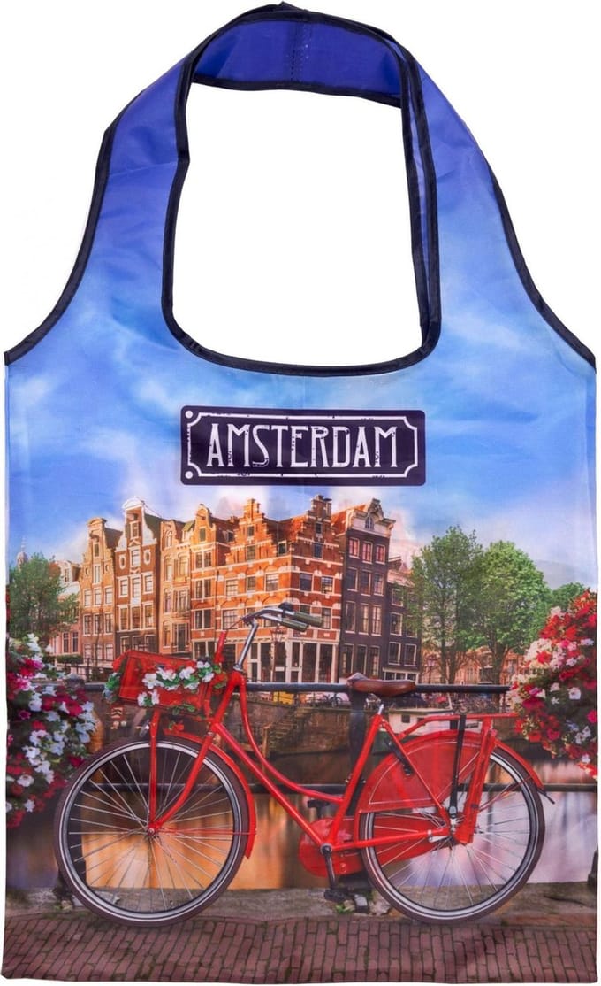 Tas - Amsterdam - Vouwbaar - Blauw