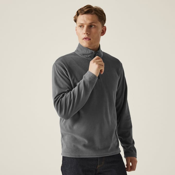 Fleece Heren Hiking Micro Zip Neck