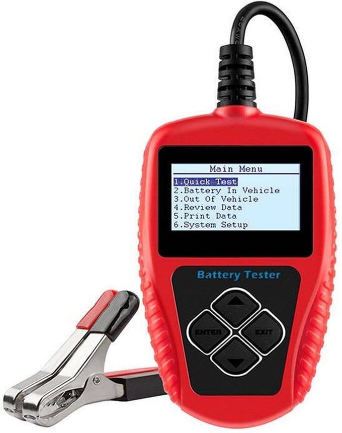 Ancel Accu Tester Multimeter Voor 8-30 V Dc Accu's Precisie