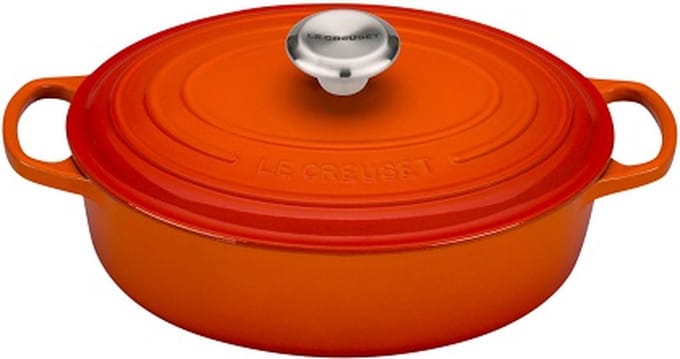 LE CREUSET -Signature - Ovale Braadpan 27cm Oranje