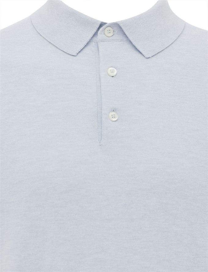 Gentiluomo poloshirt korte mouw lichtblauw