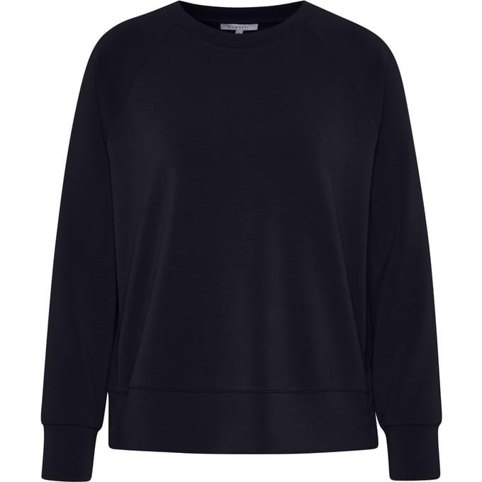 Bugatti Damen Sweatshirt van rekbare modalstof