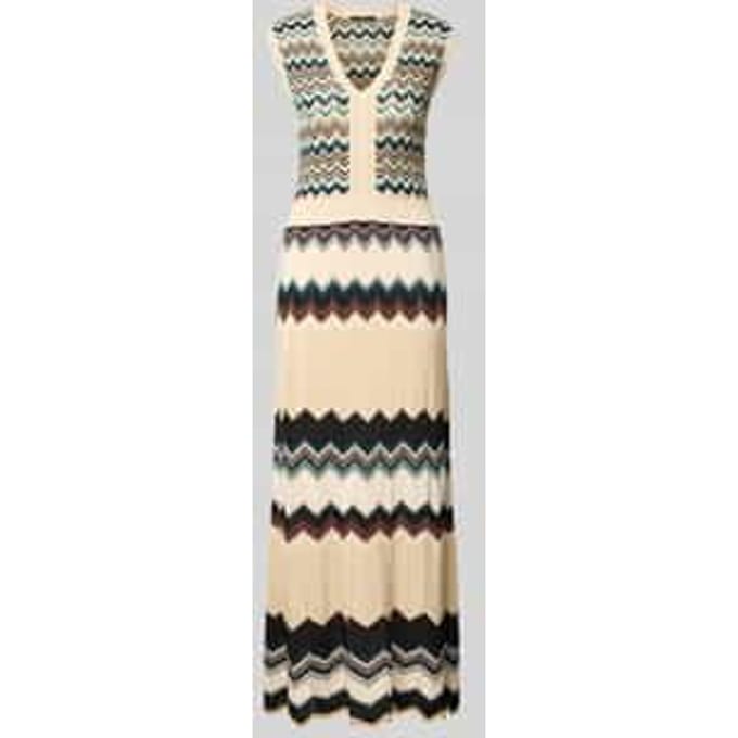 slim fit maxi-jurk van viscosemix in tricotlook
