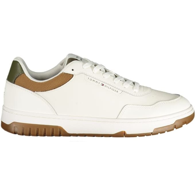 Tommy Hilfiger Bianco Poliuretano Heren Sneakers
