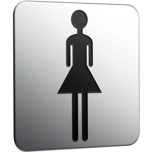 Emco system 2 door sign ladies 357600002