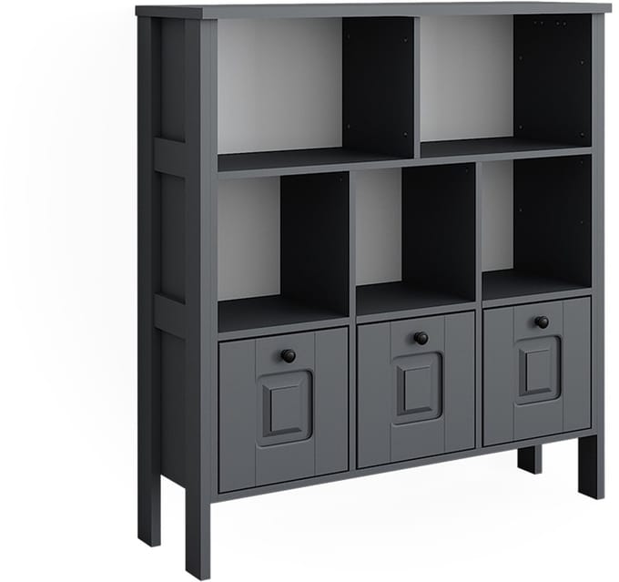 Vitalispa Ajaton Kinderboekenkast – 103.6 x 113.4 cm Grijs
