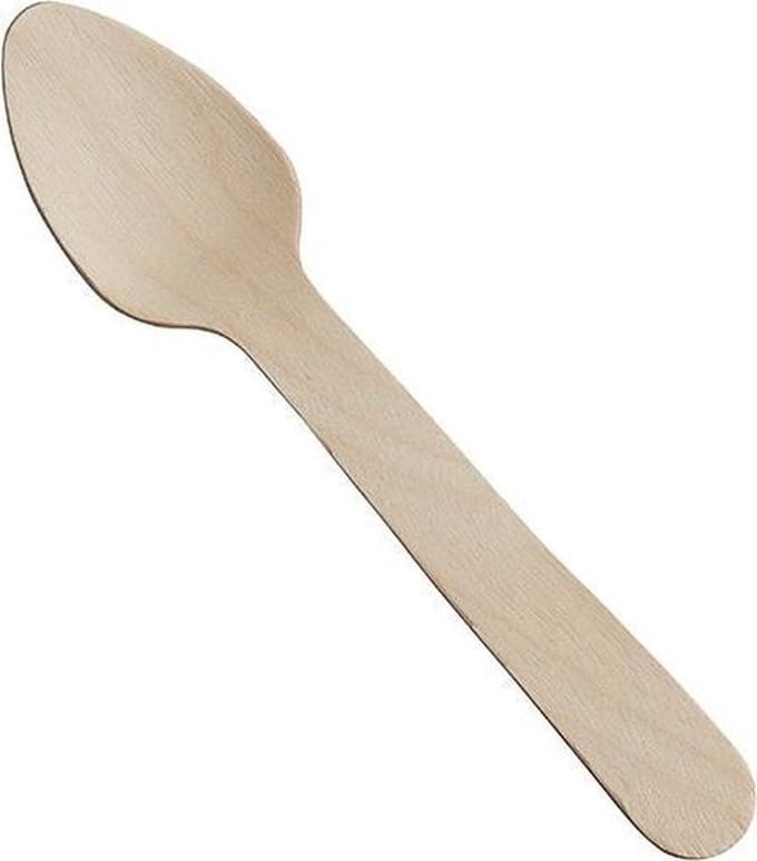 Houten koffielepel - 11 cm - 100 stuks