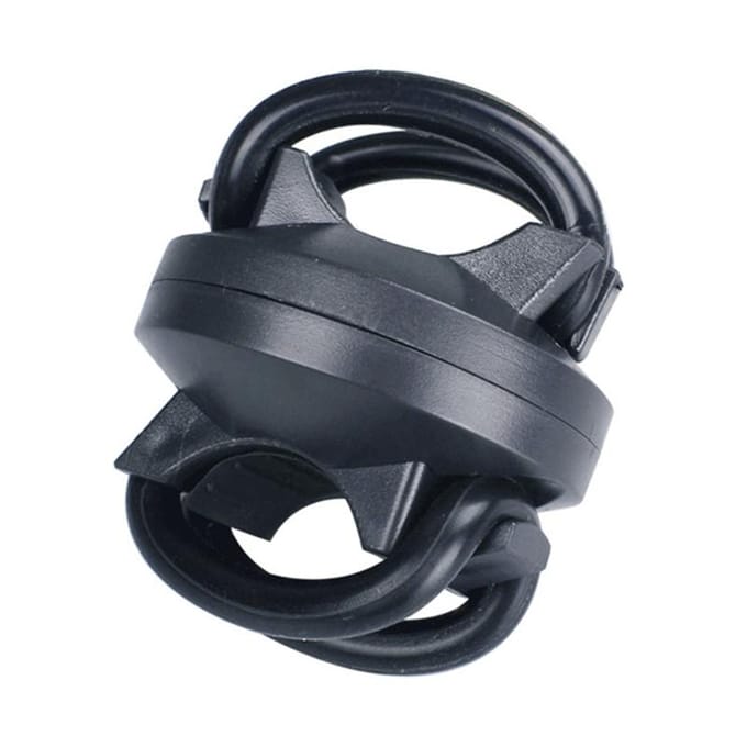 1 Stuks Fietslamphouder 360 Graden Verstelbaar Universele Fietslamp Lamp Montage Klem Standhouder voor Fiets Zwart gray