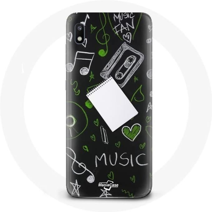 Hoesje voor Samsung Galaxy A10 Muziek-solsleutel