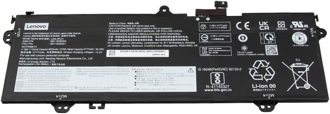 Lenovo L20L3PG1 Batterij - 57Wh
