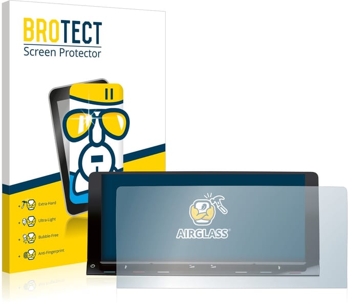 Screenprotector voor Volkswagen T7 Multivan Life Discover Media 10" Beschermglas transparant