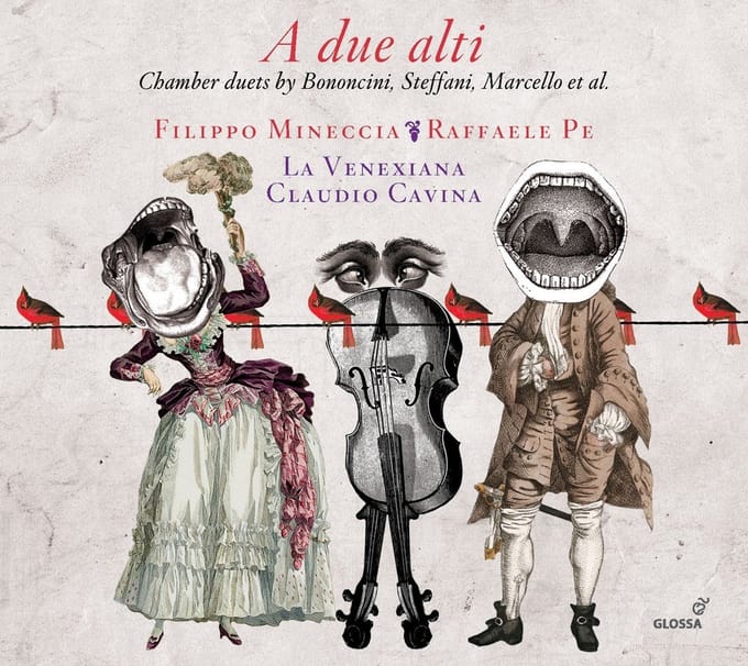 Filippo Mineccia, Raffaele Pe, La Venexiana, Claudio Cavina - A Due Alti (CD)