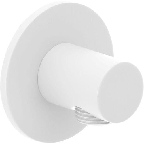 Herzbach DEEP WHITE shower connection bend seven round 23.995100.1.07