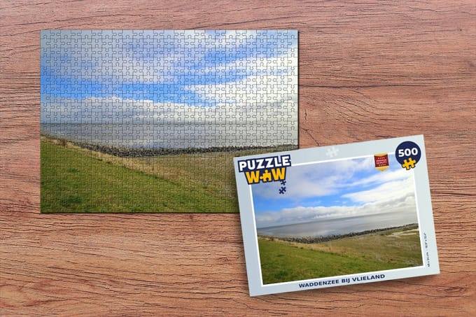 Puzzel Waddenzee bij Vlieland - Legpuzzel - Puzzel 500 stukjes