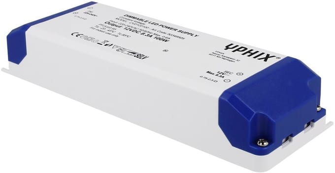 LED transformator 12V 8,33A Max. 100W dimbaar