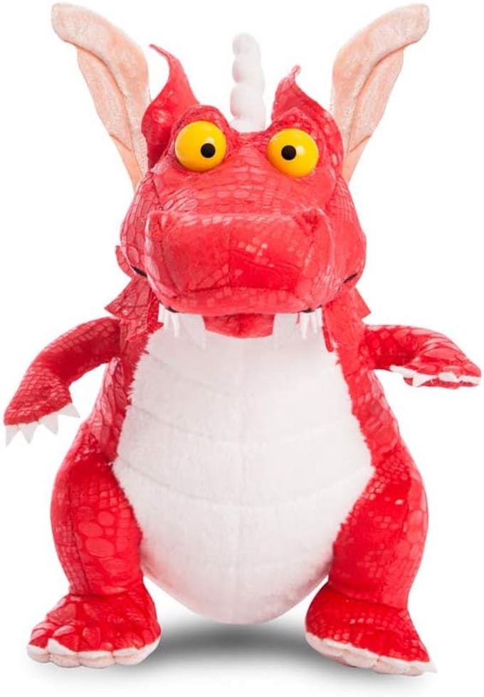 Zachte Pluche Draak Knuffel - Gebaseerd op het Populaire Kinderboek
