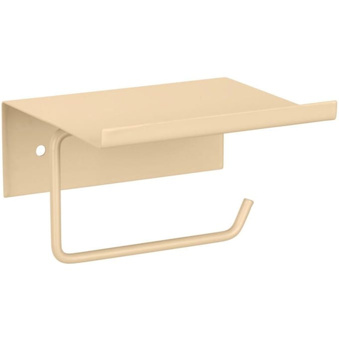 Toiletrolhouder met planchet - beige