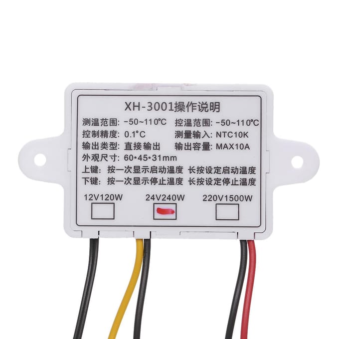 XH-W3001 Intelligente Digitale Microcomputer Temperatuurregelaar 12V