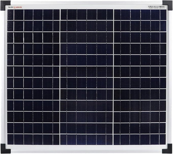 Zonnepaneel - Zonnecellen - Energie Opwekken - Compact Ontwerp - 30 Watt - Blauw