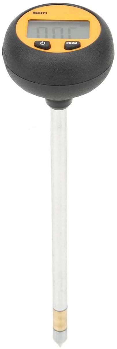 Digitale Bodem Tester - PH Meter - Bodem Analyse - Meet Vocht Temperatuur - 2.0-8.5 PH - Zilver
