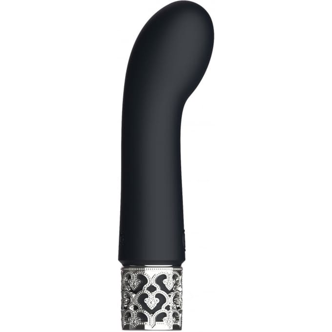 Royal Gems - Bijou Oplaadbare G-spot Vibrator - Zwart