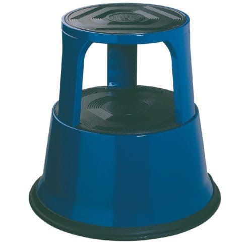 Opstapkruk Desq 420mm metaal blauw