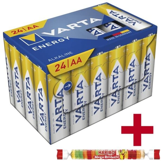 VARTA Energy AA Cube Pack24 AA batterij (penlite) Alkaline 1.5 V 24 stuk(s)